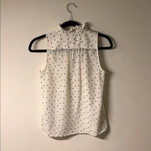 J. Crew Tops - Jcrew Sleevless Blouse with Ruffled Collar J. Crew Tops - Jcrew Sleevless Blouse with Ruffled Collar